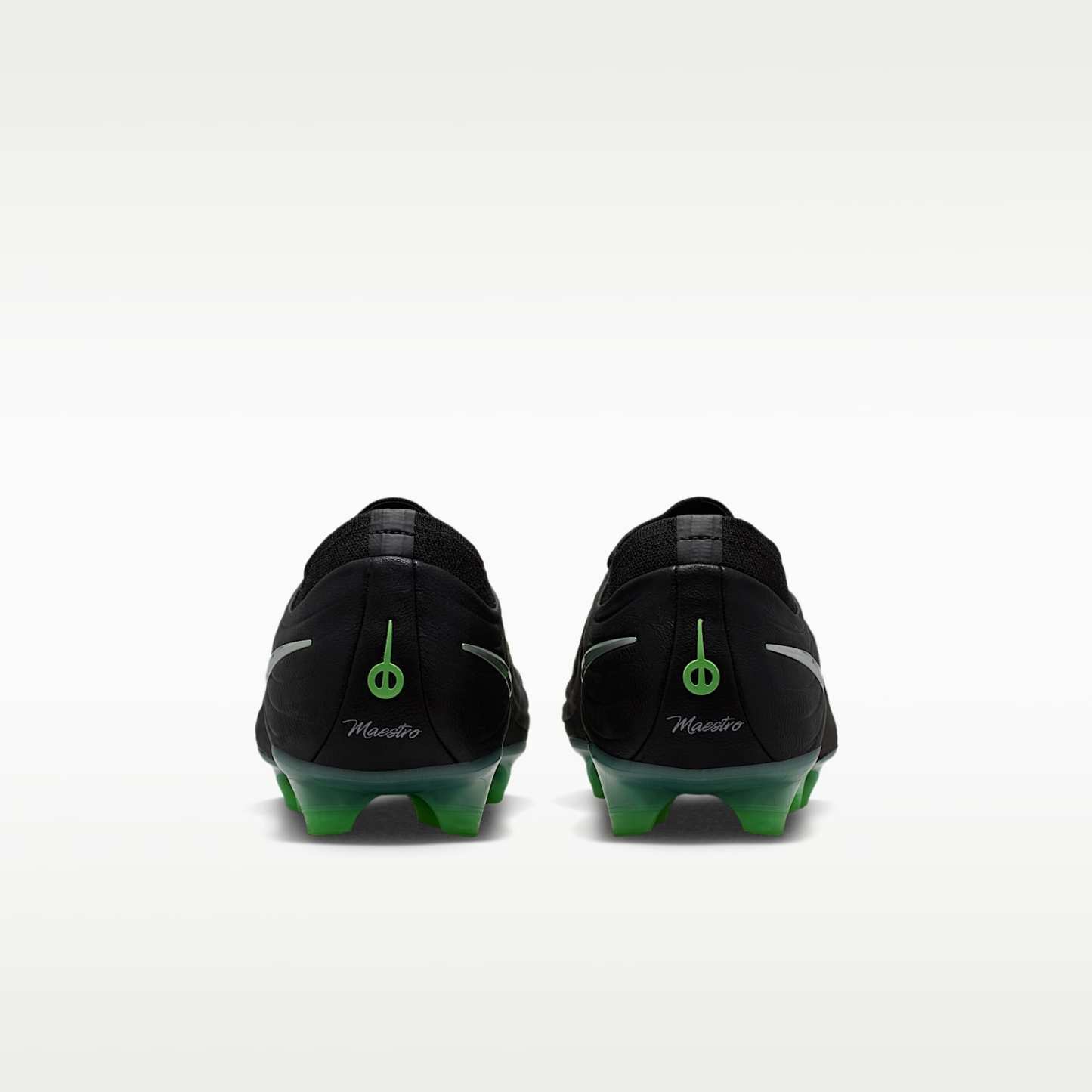Nike Tiempo Maestro Elite Low Top Fußballschuh für normalen Rasen – Schwarz/Schwarz/Illusion Green