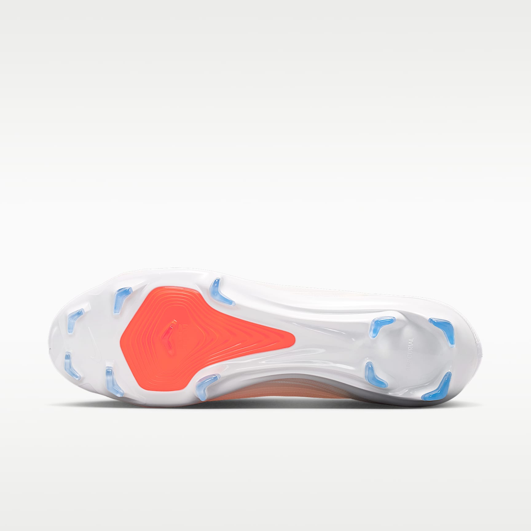 Nike Mercurial Superfly 11 Pro Low-Top-Fußballschuh für normalen Rasen – Weiß/Bright Crimson/Blur