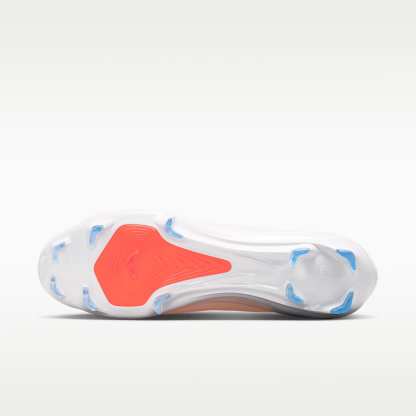 Nike Mercurial Superfly 11 Pro Low-Top-Fußballschuh für normalen Rasen – Weiß/Bright Crimson/Blur