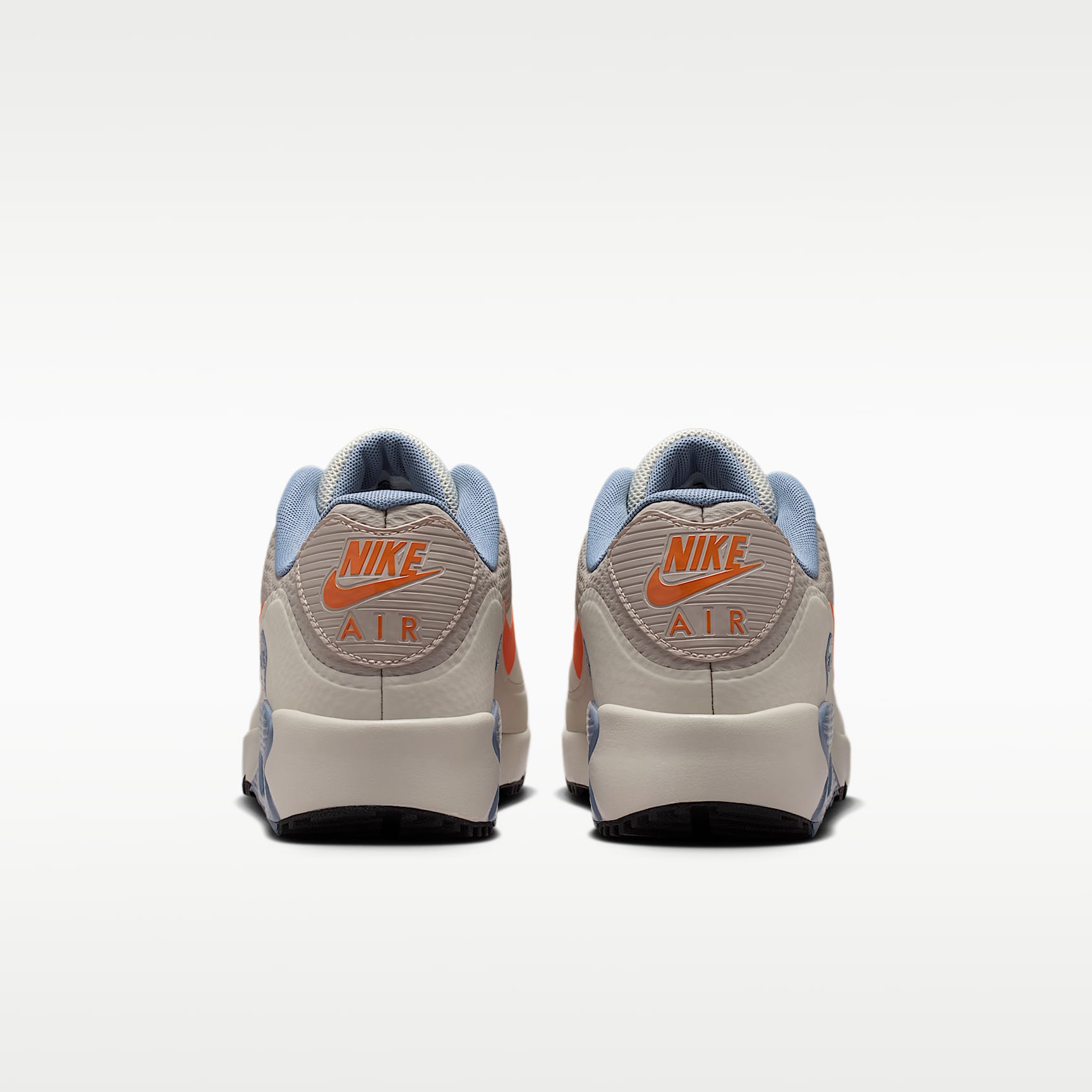 Nike Air Max 90 G Golfschuh – Moon Particle/Light Bone/Ashen Slate/Safety Orange
