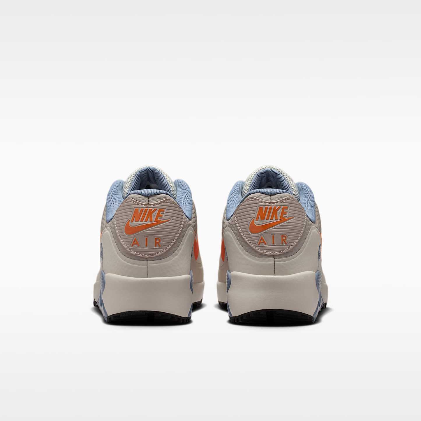 Nike Air Max 90 G Golfschuh – Moon Particle/Light Bone/Ashen Slate/Safety Orange
