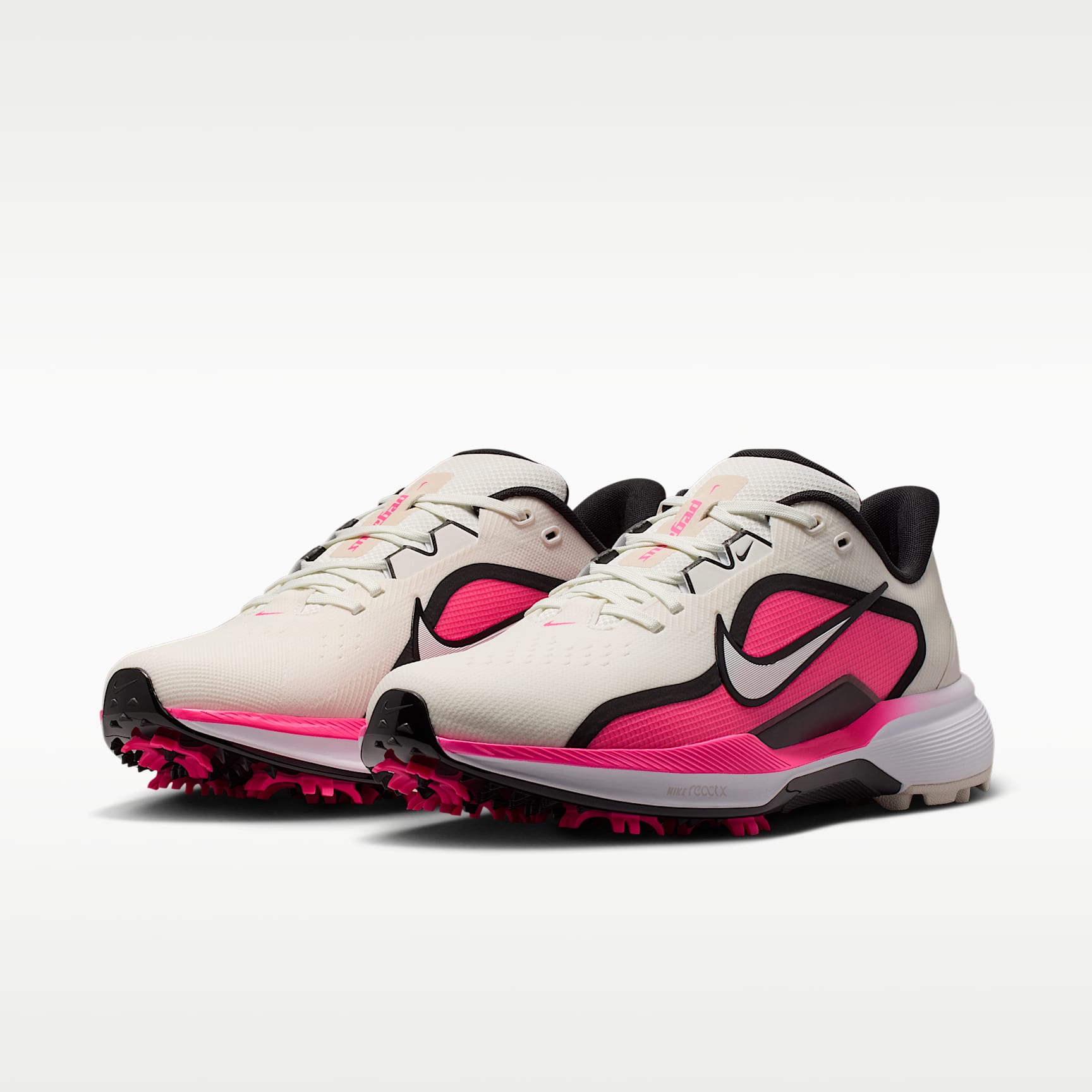 Nike Pegasus 1 G Golfschuh – Sail/Hyper Pink/Schwarz
