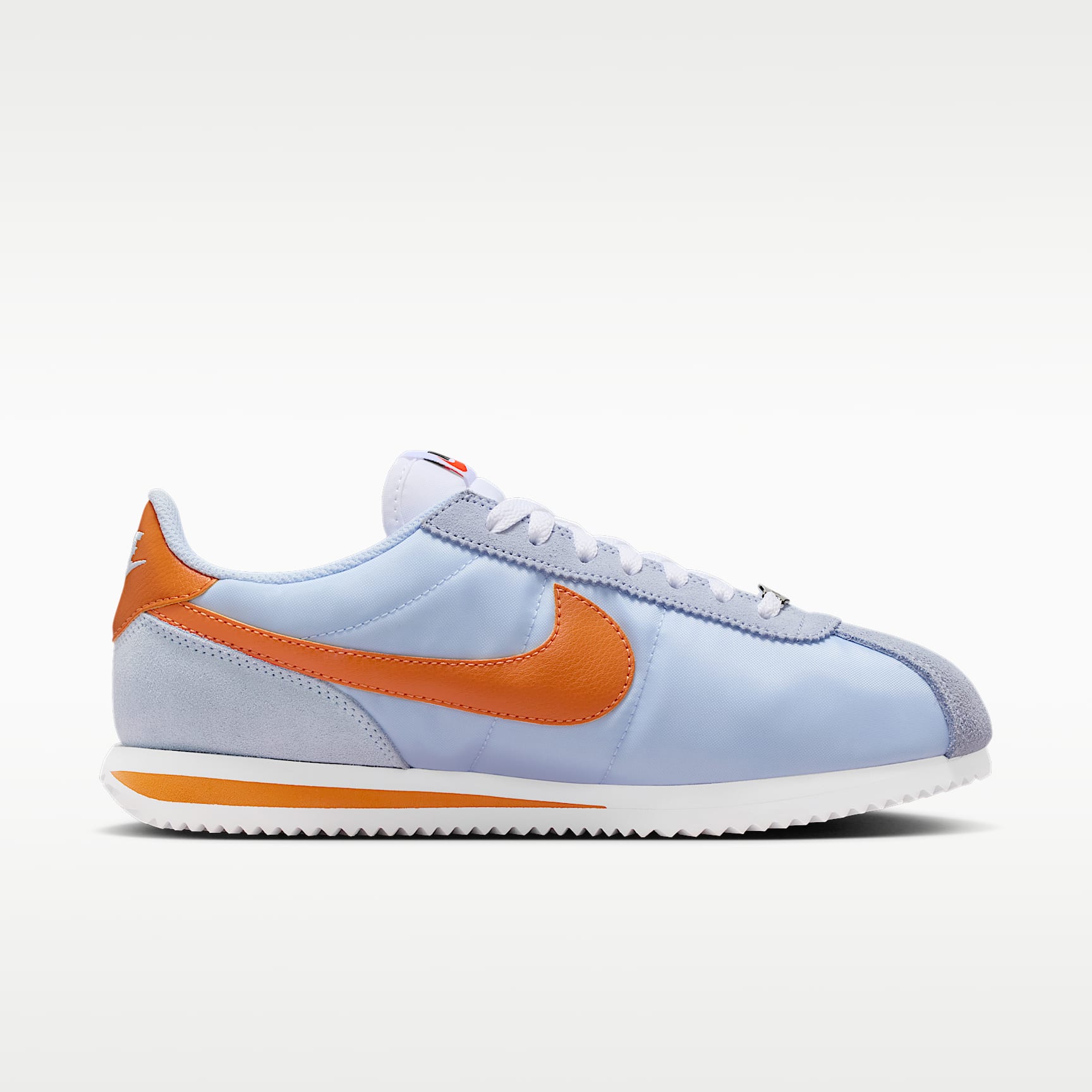 Nike Cortez Textile Schuh (Damen) – Hydrogen Blue/Weiß/Hot Curry