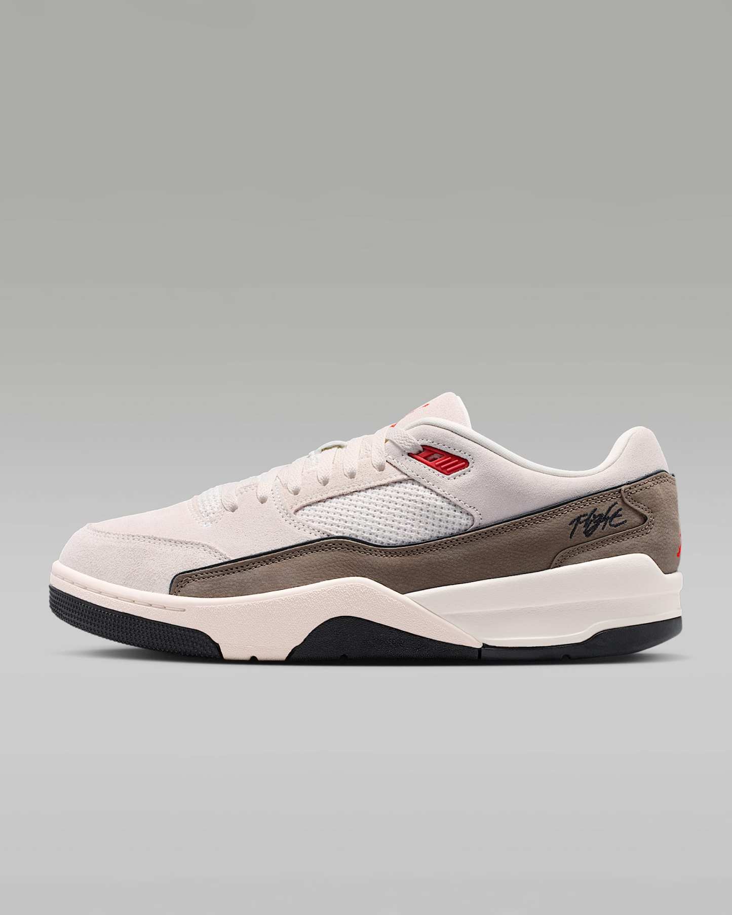 Jordan Flight Court Schuh (Herren) – Phantom/Palomino/Schwarz/University Red