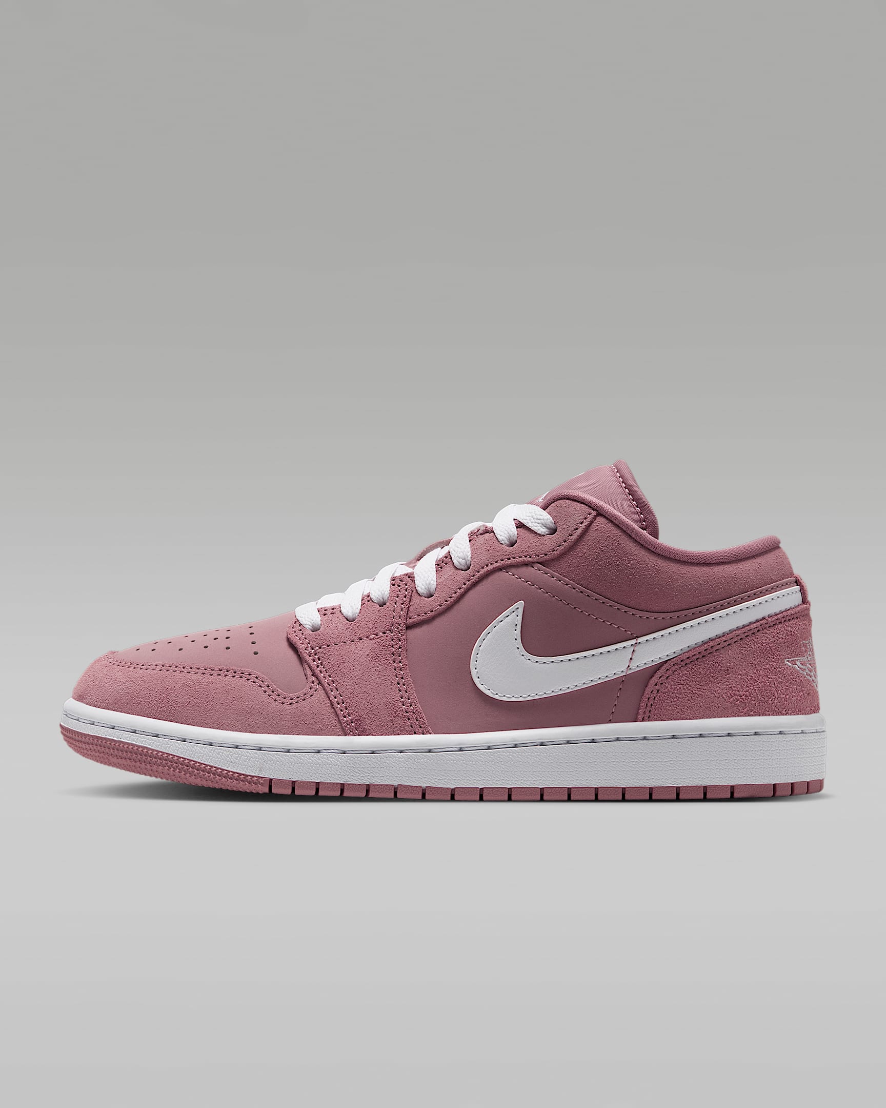 Air Jordan 1 Low Damenschuh – Rust Pink/Rust Pink/Weiß