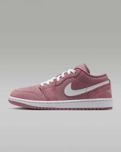 Air Jordan 1 Low Damenschuh – Rust Pink/Rust Pink/Weiß
