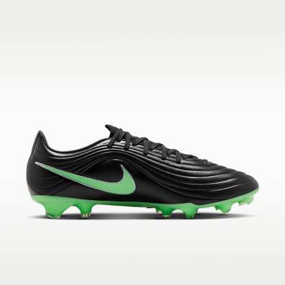 Nike Tiempo Maestro Academy Low Top Fußballschuh für verschiedene Böden – Schwarz/Schwarz/Illusion Green