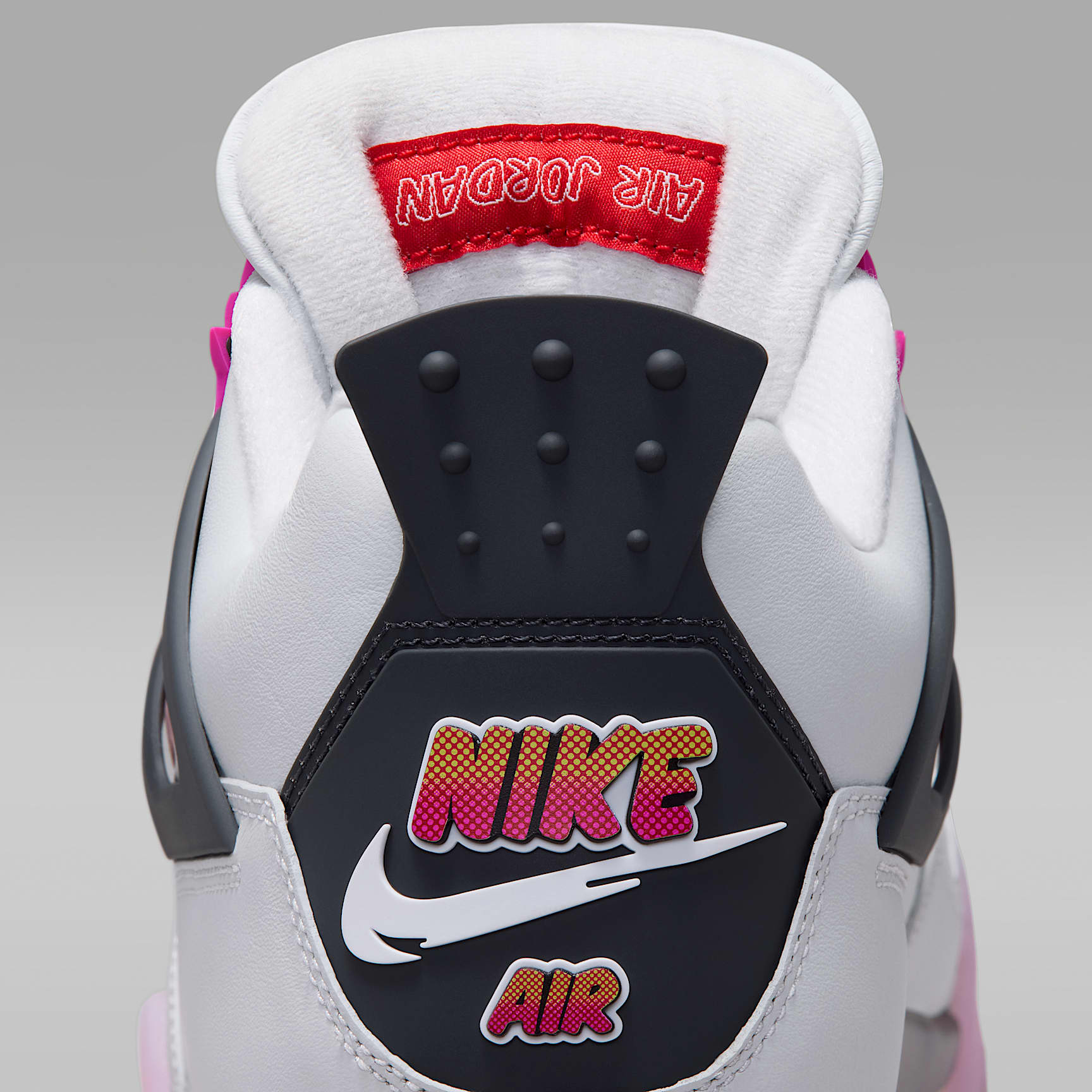 Air Jordan 4 Retro "Comic" Schuh (Herren) – Off White/Anthracite/Fire Pink