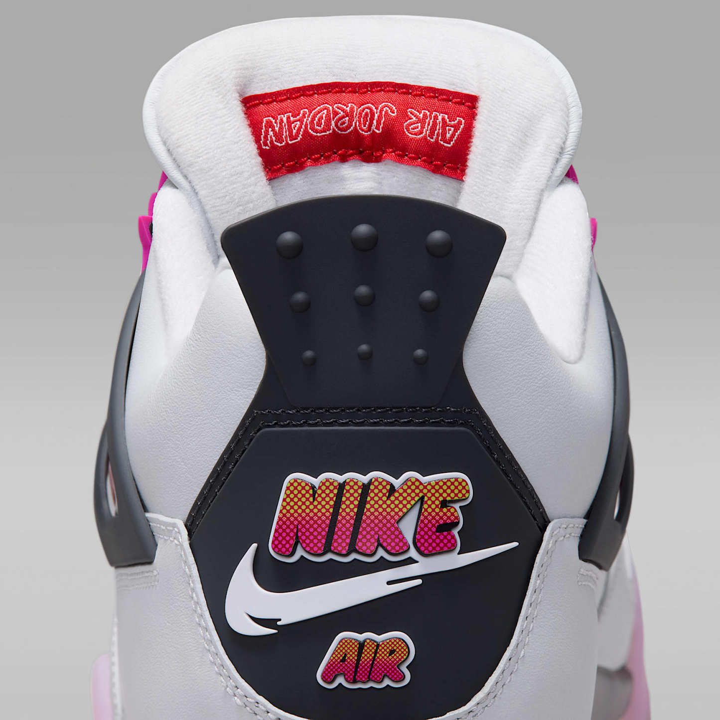 Air Jordan 4 Retro "Comic" Schuh (Herren) – Off White/Anthracite/Fire Pink