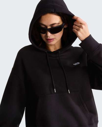 TNF™ Essential Simple Dome Boxy Oversized Hoodie Damen – TNF Black