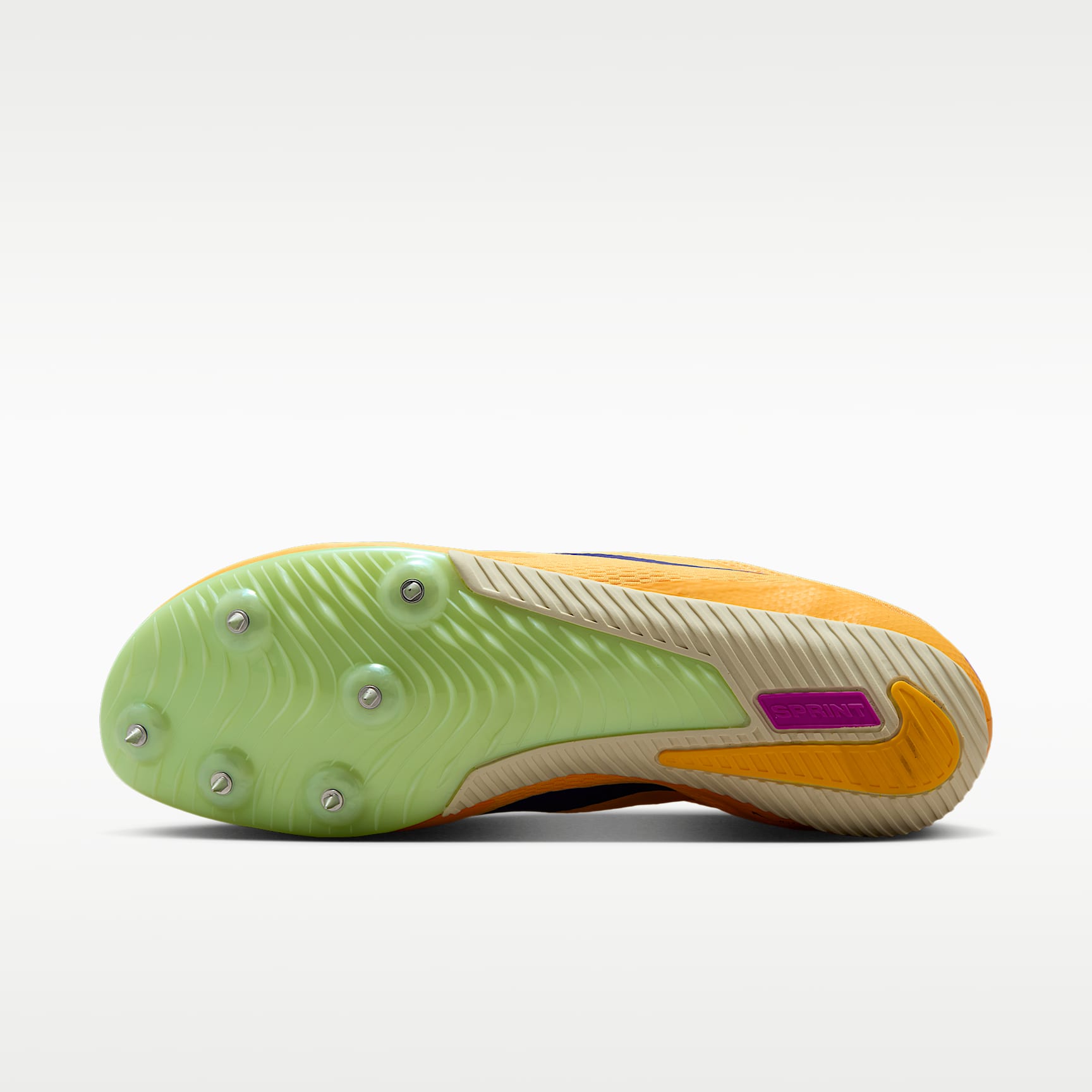 Nike Zoom Rival Sprint Laufspike für Sprints – Citron Pulse/Hyper Violet/Volt Glow/Indigo Burst
