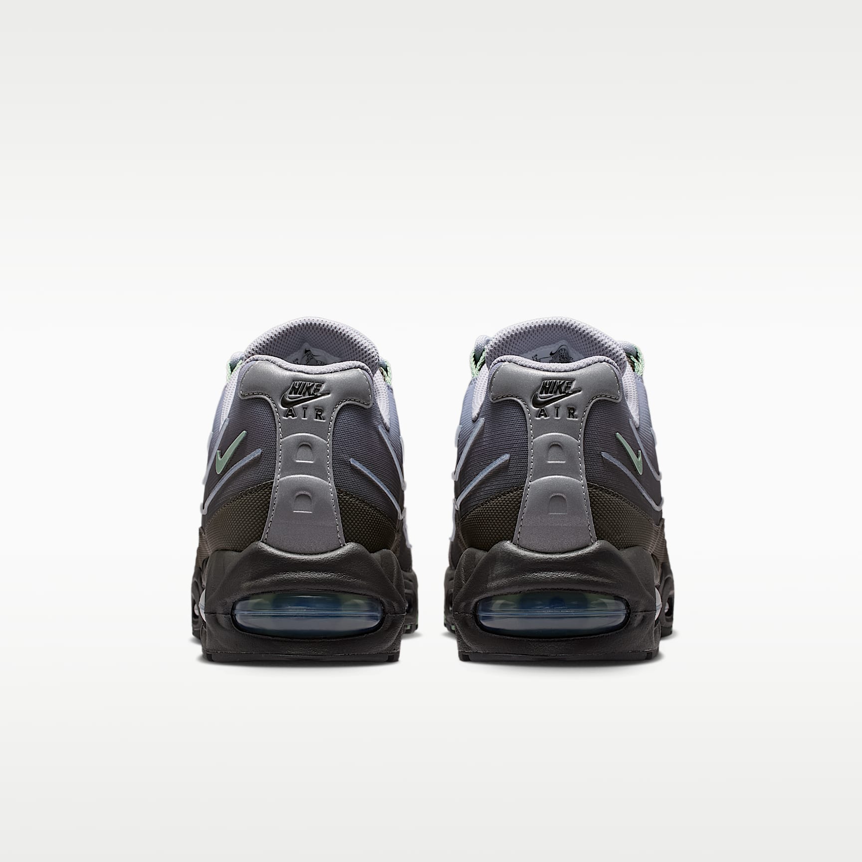 Nike Air Max 95 Big Bubble Tech Schuh (Herren) – Medium Ash/Wolf Grey/Metallic Silver/Steam