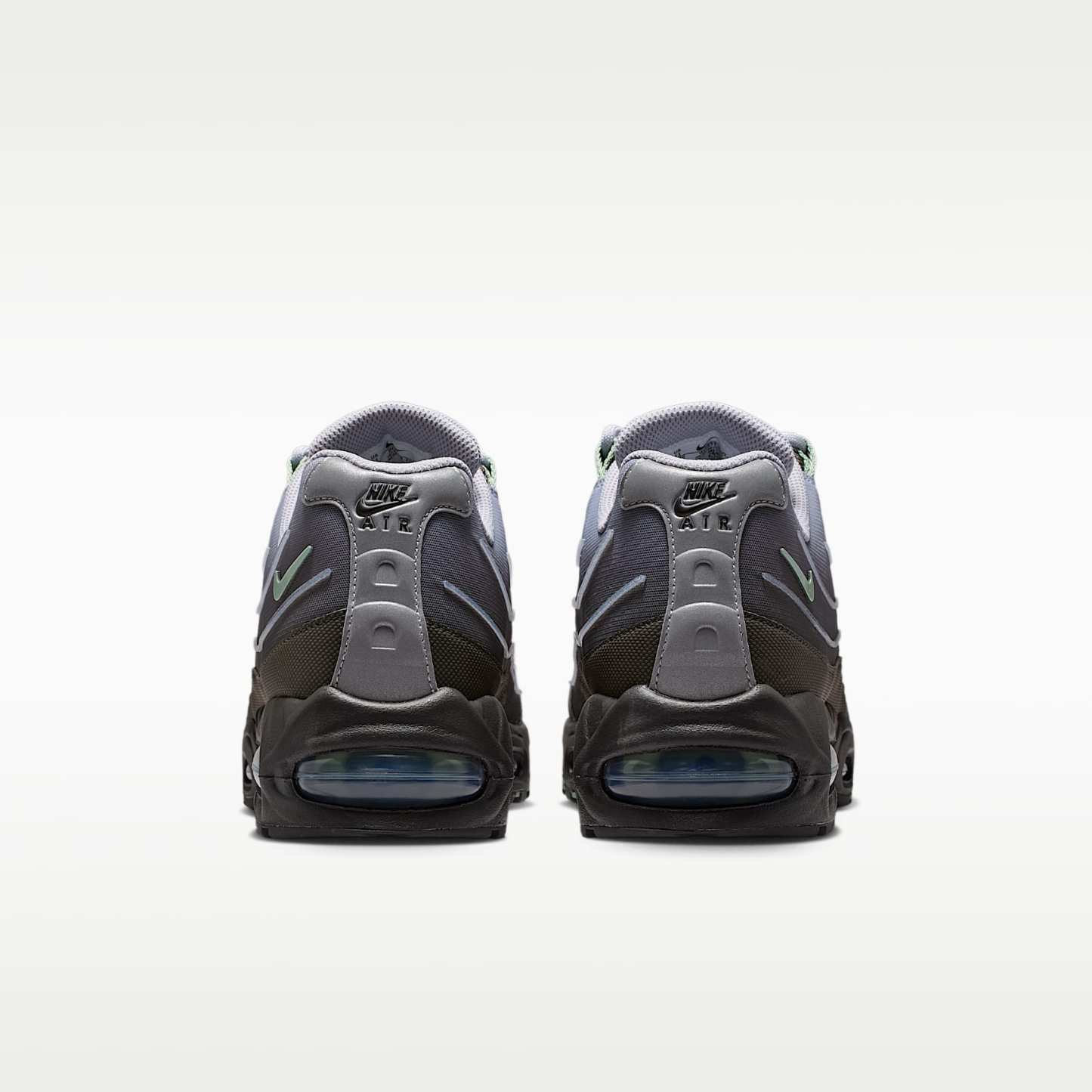 Nike Air Max 95 Big Bubble Tech Schuh (Herren) – Medium Ash/Wolf Grey/Metallic Silver/Steam