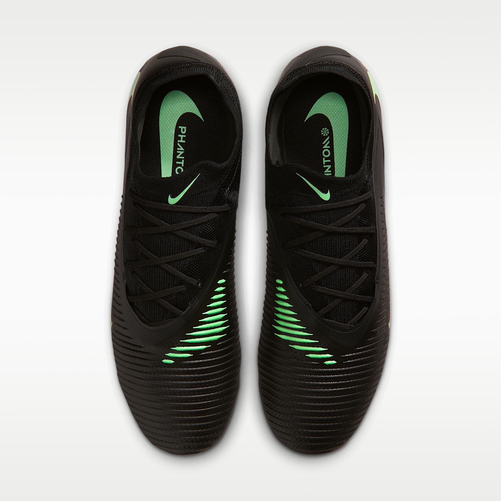 Nike Phantom 6 Low Pro Fußballschuh für Kunstrasen – Schwarz/Schwarz/Illusion Green