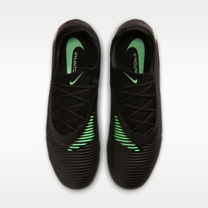 Nike Phantom 6 Low Pro Fußballschuh für Kunstrasen – Schwarz/Schwarz/Illusion Green