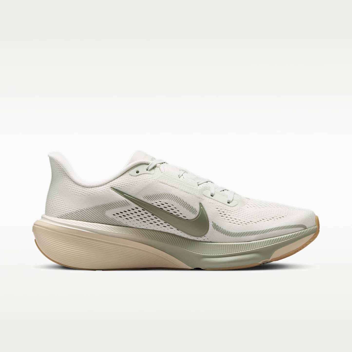 Nike Pegasus 42 Straßenlaufschuh (Herren) – Spruce Aura/Pale Ivory/Sanddrift/Jade Horizon
