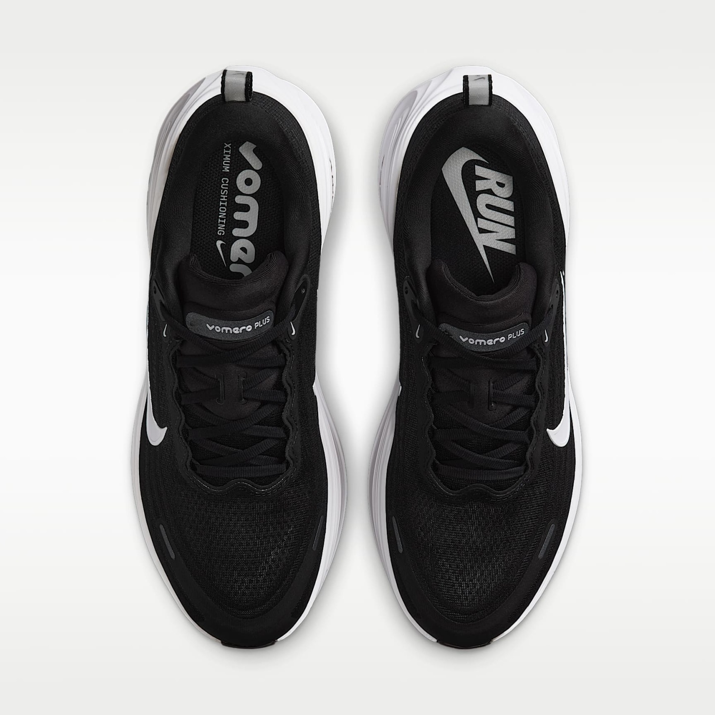 Nike Vomero Plus Straßenlaufschuh (Herren) – Schwarz/Cool Grey/Metallic Dark Grey/Weiß