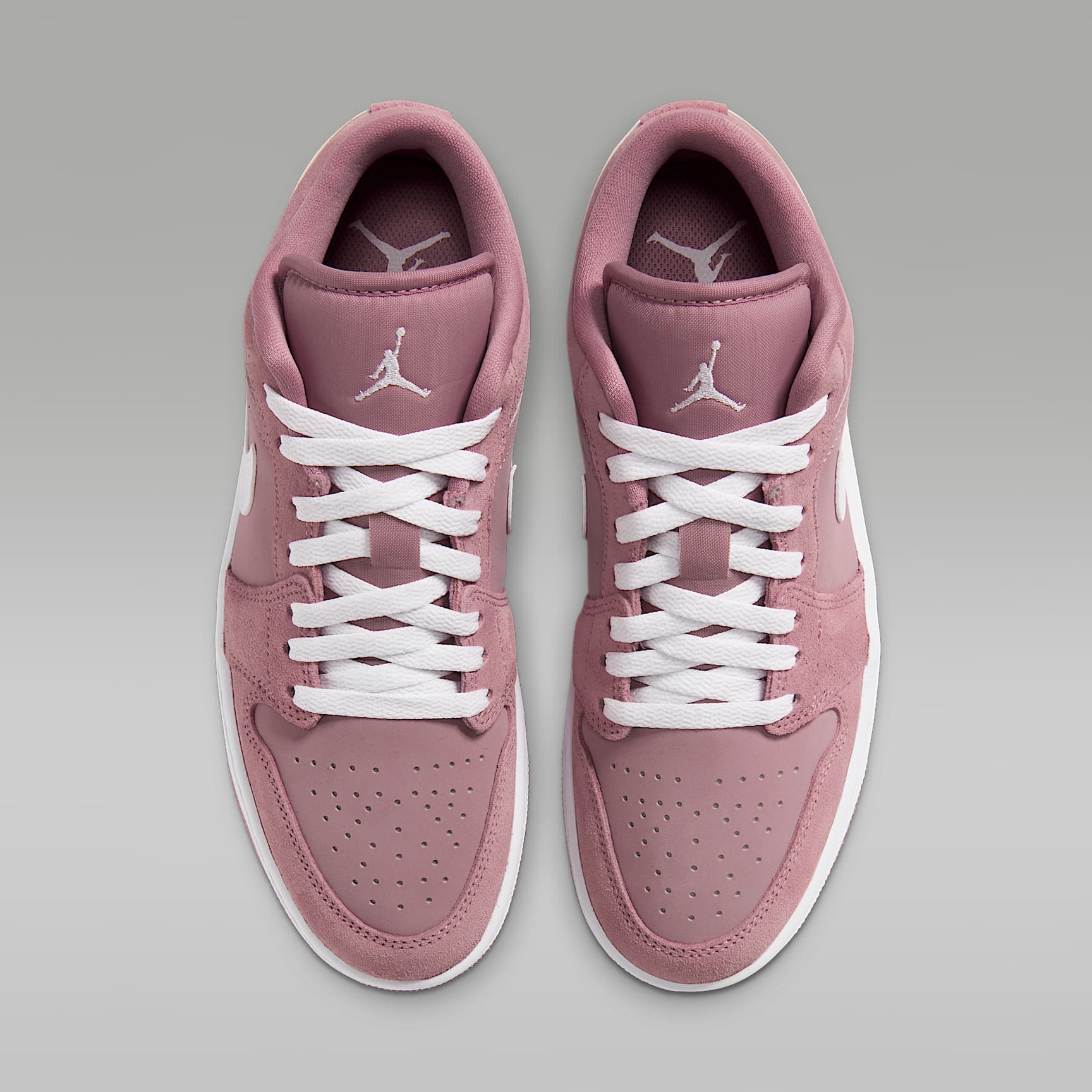 Air Jordan 1 Low Damenschuh – Rust Pink/Rust Pink/Weiß