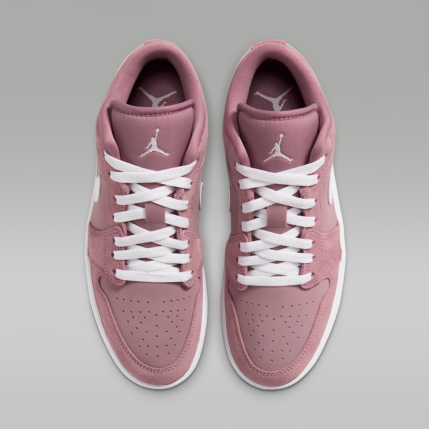 Air Jordan 1 Low Damenschuh – Rust Pink/Rust Pink/Weiß