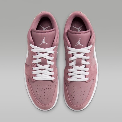 Air Jordan 1 Low Damenschuh – Rust Pink/Rust Pink/Weiß