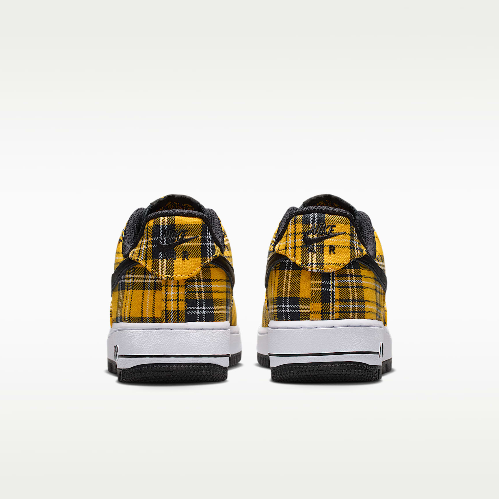 Nike Air Force 1 '07 "Plaid" Schuh (Damen) – Multi-Color/Yellow Ochre/Weiß/Schwarz