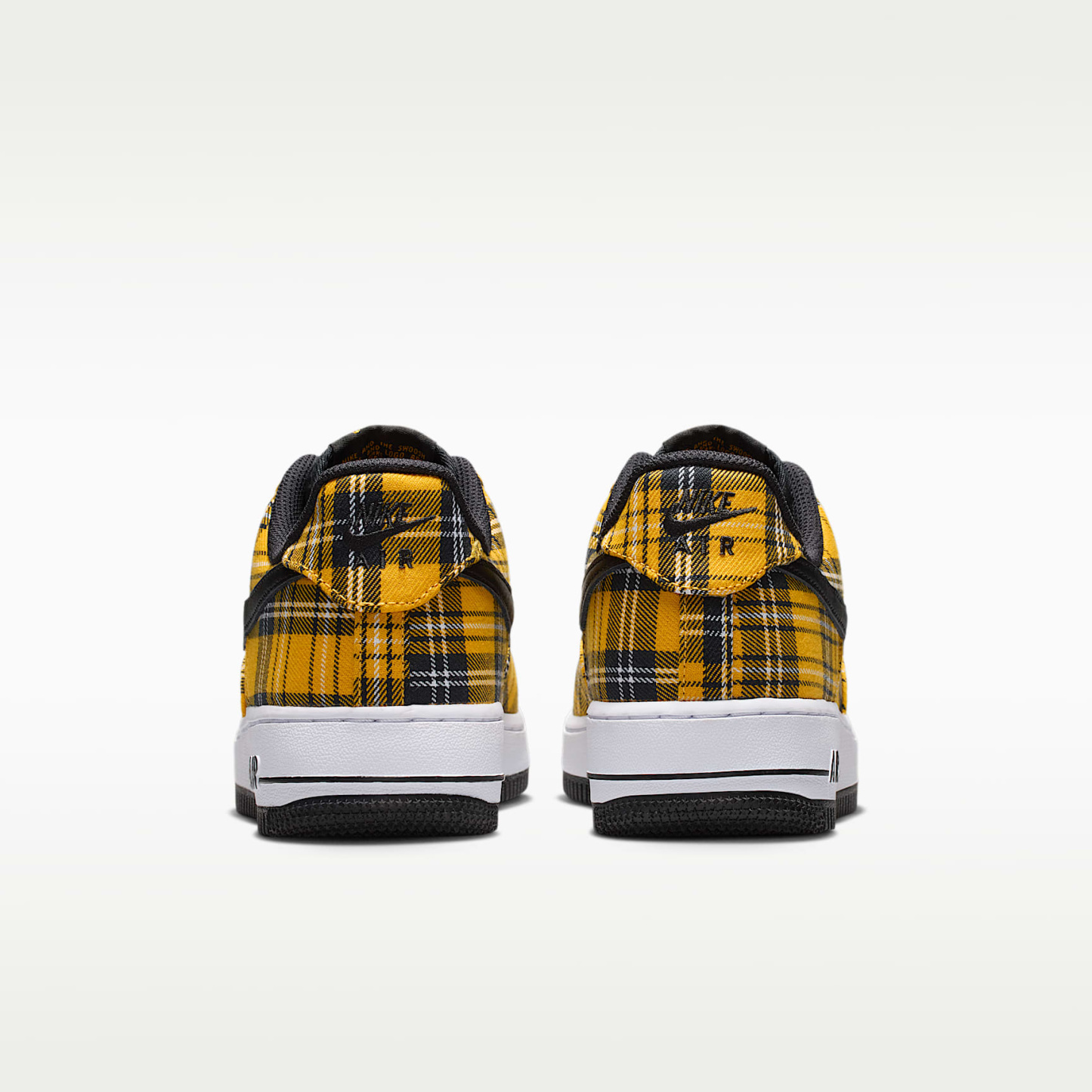 Nike Air Force 1 '07 "Plaid" Schuh (Damen) – Multi-Color/Yellow Ochre/Weiß/Schwarz