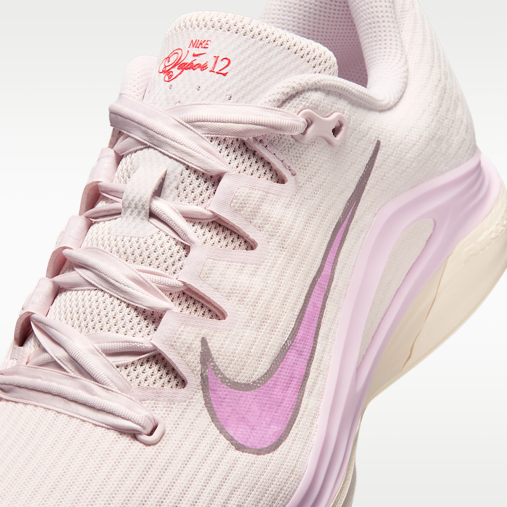 Nike Zoom Vapor 12 PRM Tennisschuhe für den Clay Court (Damen) – Pearl Pink/Pink Foam/Chalk/Light Magenta