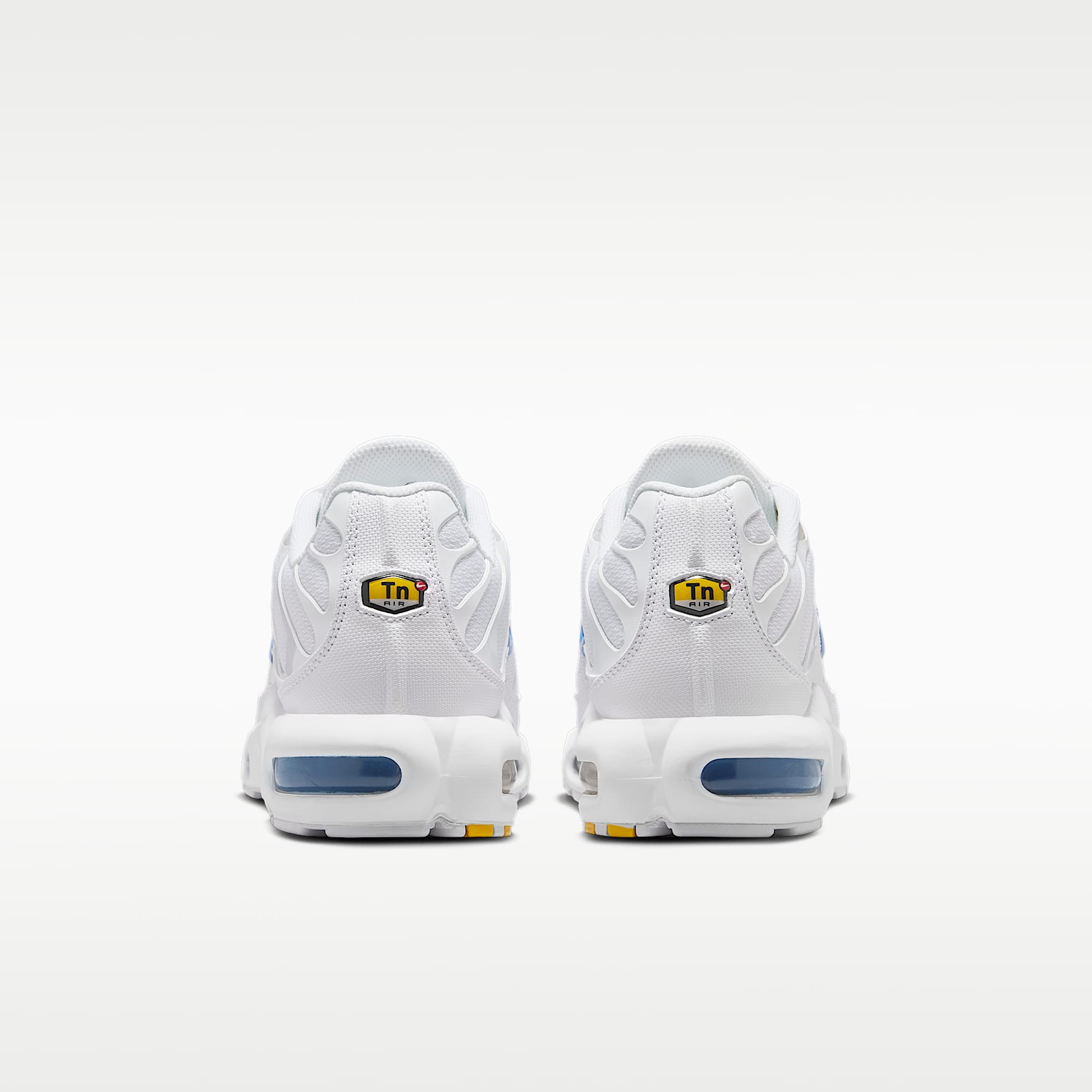 Nike Air Max Plus Schuh (Herren) – Weiß/Schwarz/Blue Crystal
