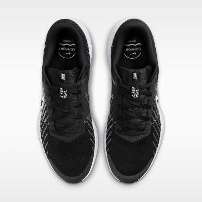 Nike Run Defy Straßenlaufschuh (Herren) – Schwarz/Weiß