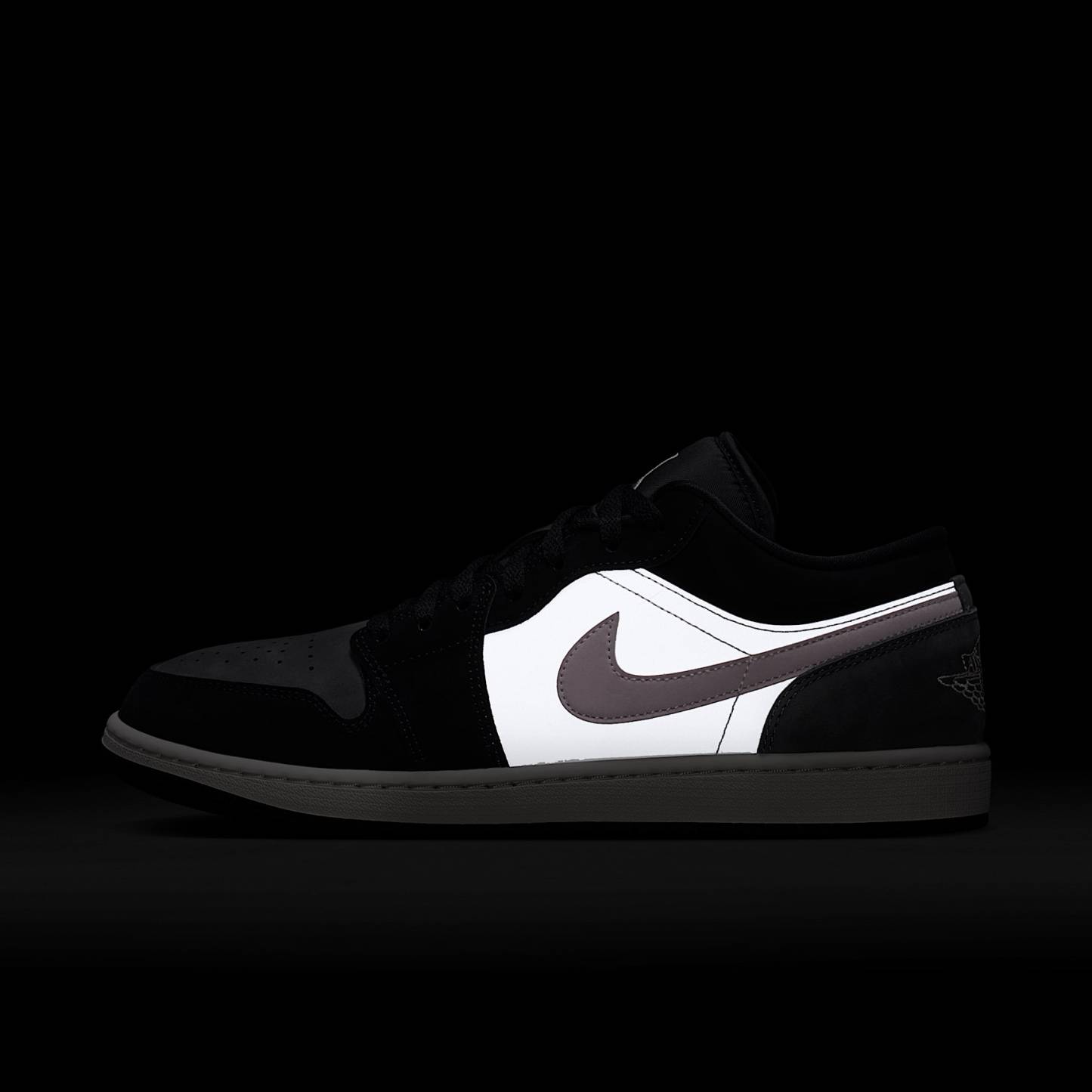 Air Jordan 1 Low SE Herrenschuh – Schwarz/Iron Grey/Weiß/Iced Carmine