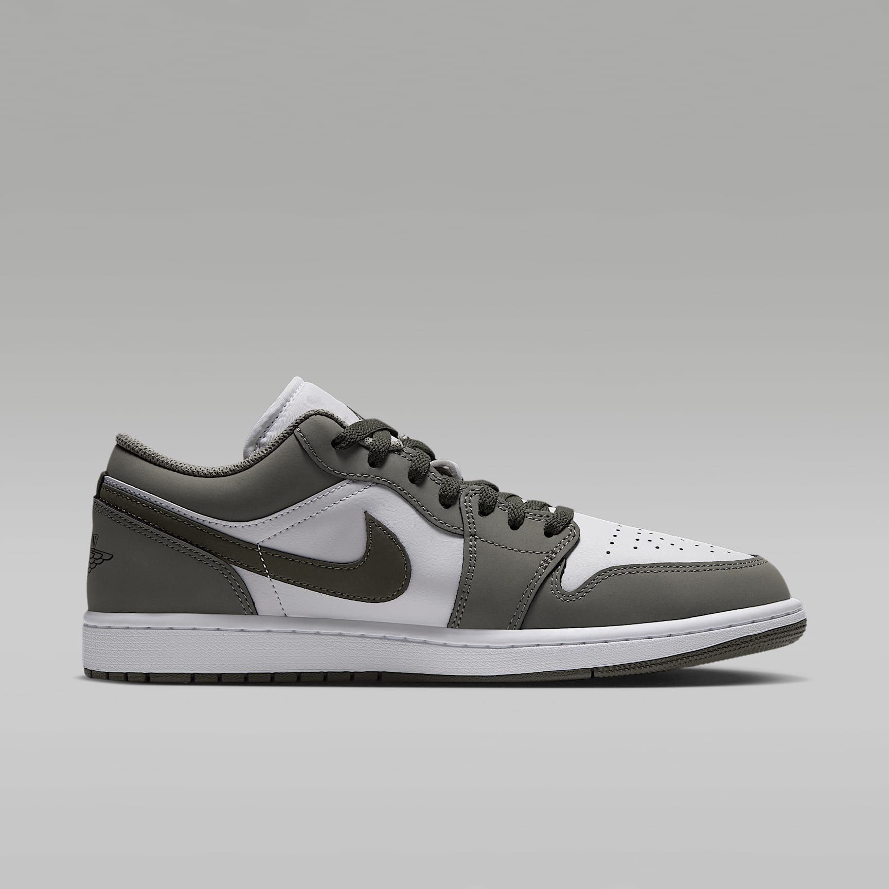 Air Jordan 1 Low Herrenschuh – Light Army/Weiß/Cargo Khaki