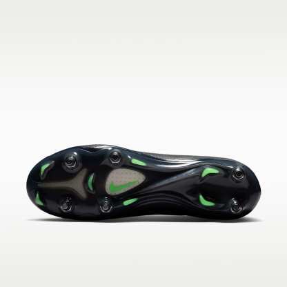 Nike Mercurial Vapor 17 Elite Low-Top-Fußballschuh für weichen Rasen – Schwarz/Schwarz/Illusion Green