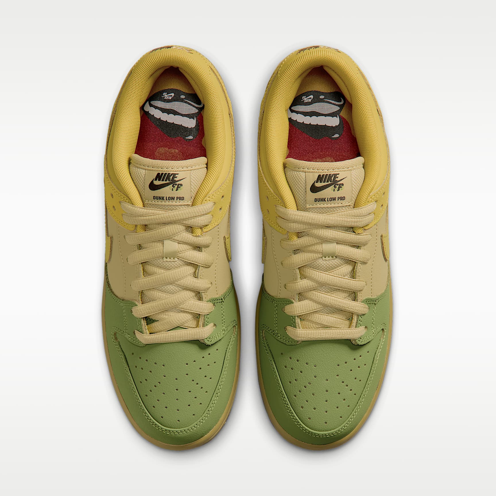 Nike SB Dunk Low Pro Skate-Schuh (Herren) – Saffron Quartz/Pear/Buff Gold/Saffron Quartz