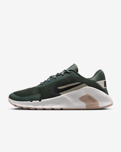 Nike Flex Train Workout-Schuh (Herren) – Camo Green/Summit White/Cream II/Schwarz