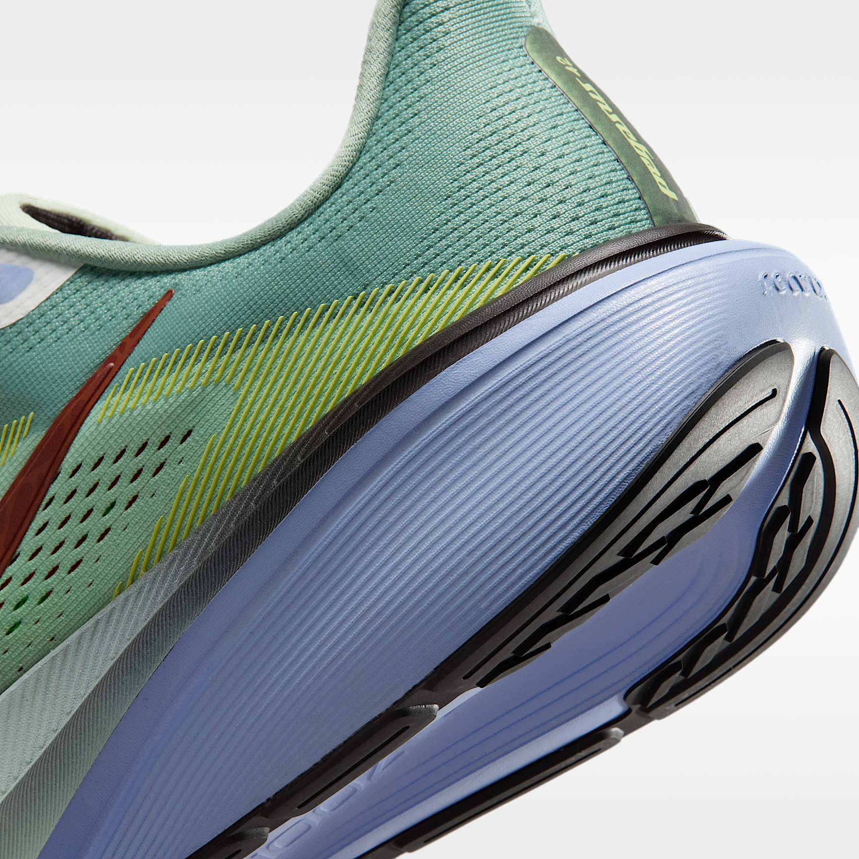 Nike Pegasus 42 SE Straßenlaufschuh (Herren) – Steam/Frosted Spruce/Purple Fade/Rugged Orange
