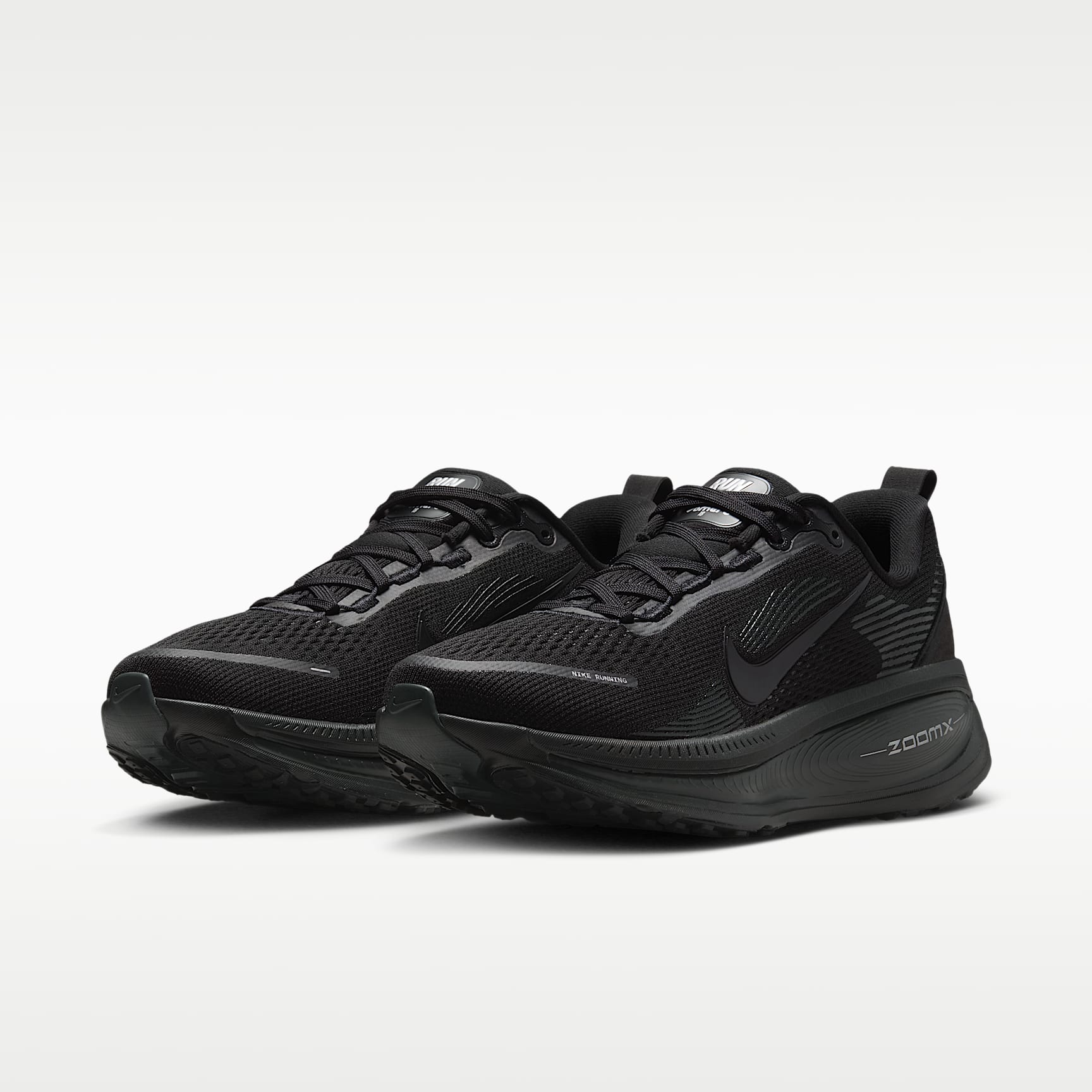 Nike Vomero 18 Straßenlaufschuh (Damen) – Schwarz/Dark Smoke Grey/Light Smoke Grey/Schwarz