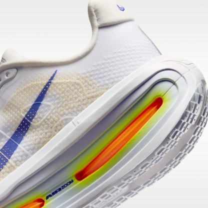 Nike Vomero Premium Straßenlaufschuh (Herren) – Weiß/Total Orange/Laser Orange/Lapis