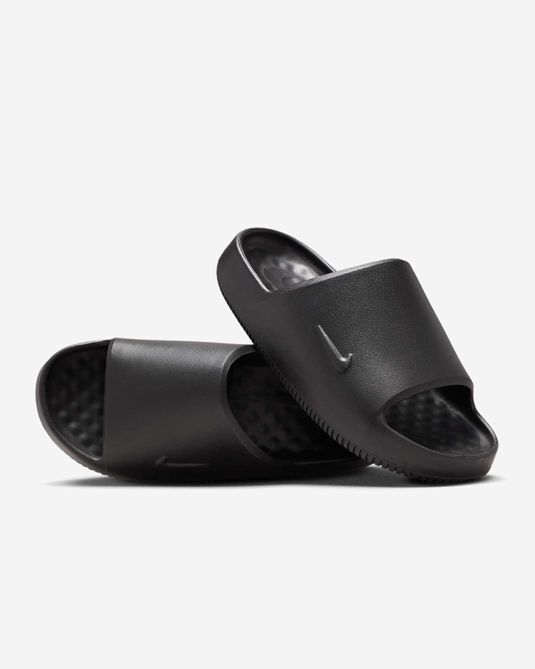 Nike Calm 2.0 Slides (Herren) – Schwarz/Schwarz/Schwarz
