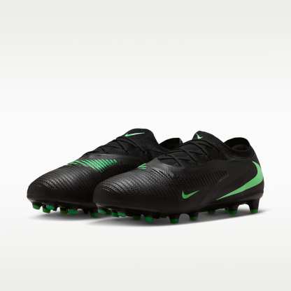 Nike Phantom 6 Low Pro Fußballschuh für Kunstrasen – Schwarz/Schwarz/Illusion Green