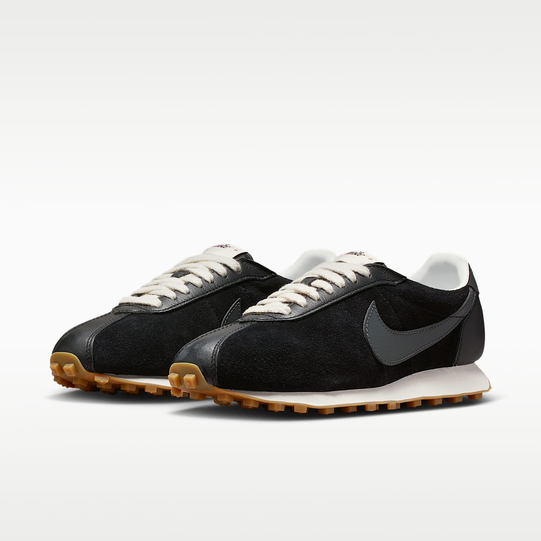 Nike LD-1000 Suede Schuh (Damen) – Schwarz/Sail/Gum Light Brown/Dark Smoke Grey