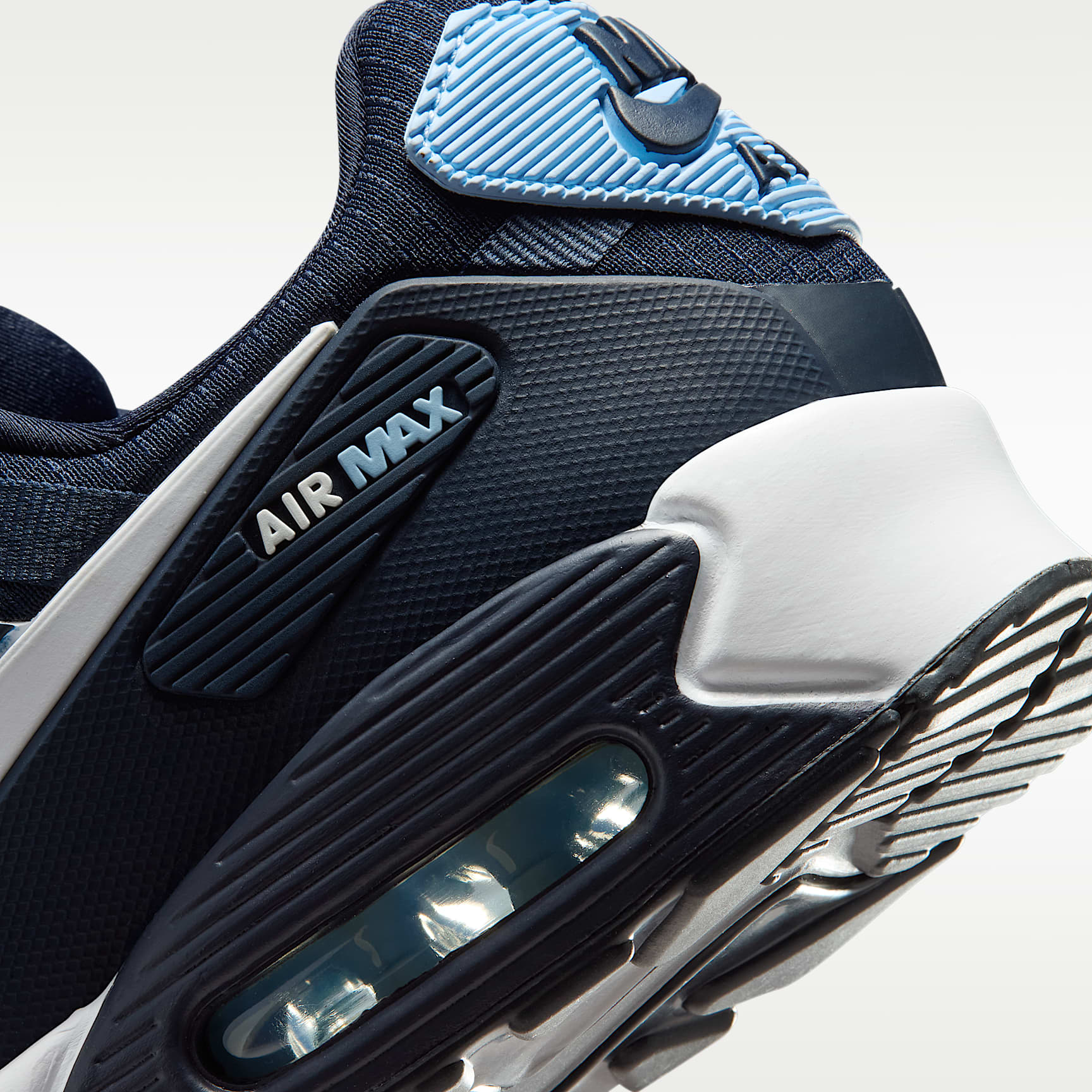 Nike Air Max 90 Drift Schuh (Herren) – Dark Obsidian/Psychic Blue/Weiß
