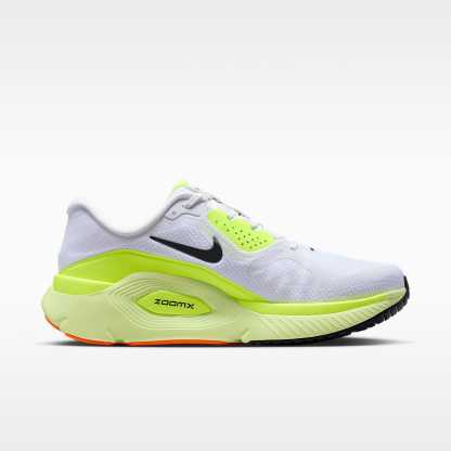 Nike Structure Plus Straßenlaufschuh (Herren) – Weiß/Pure Platinum/Volt/Schwarz