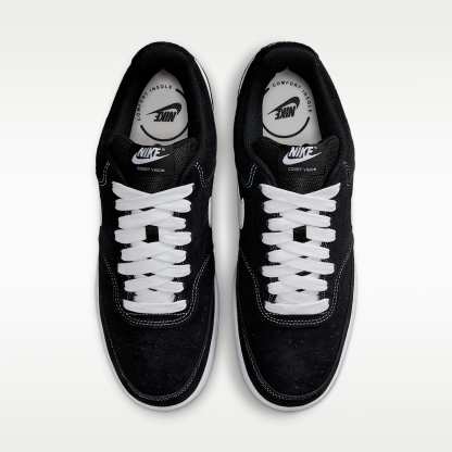 Nike Court Vision Low FL Schuh (Herren) – Schwarz/Weiß