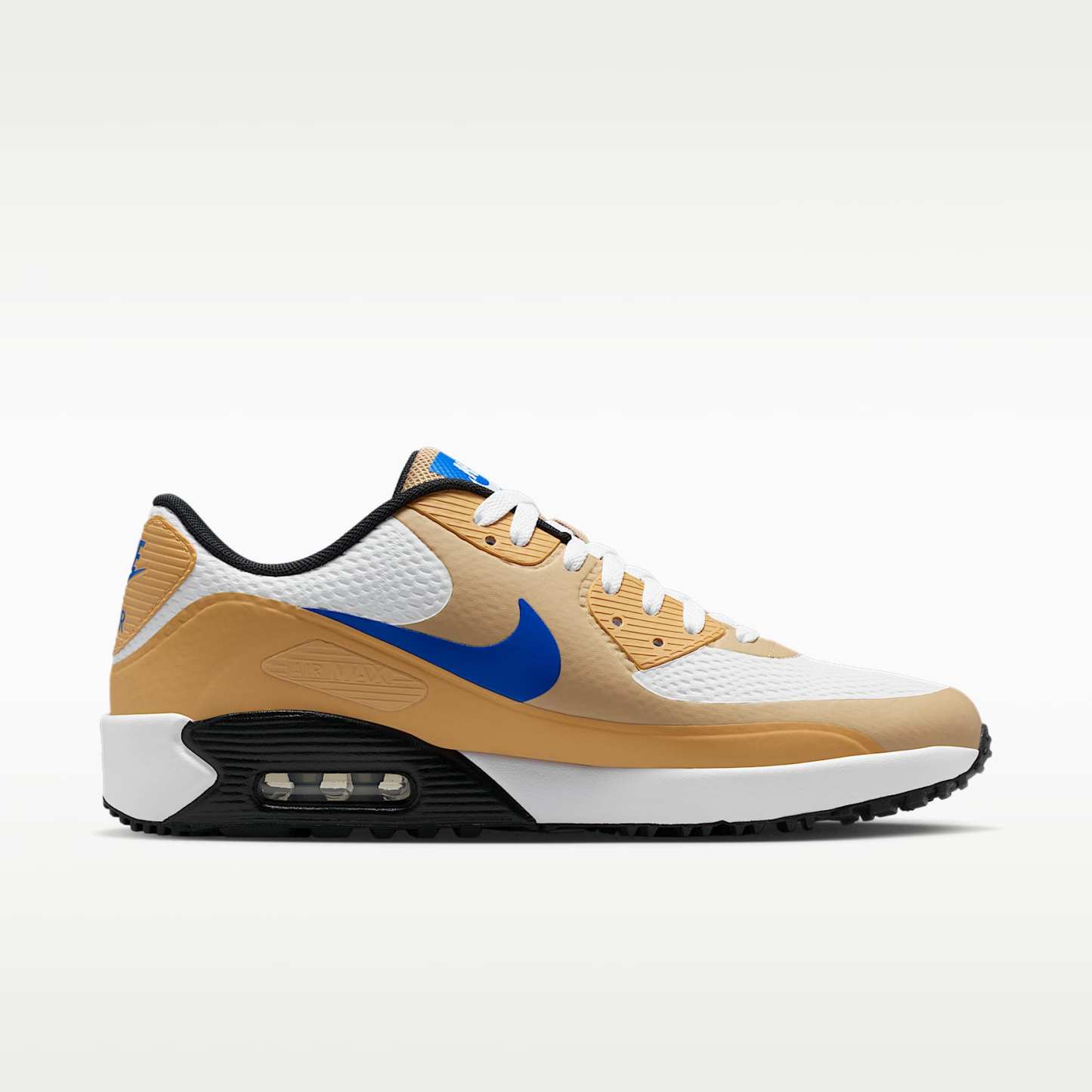 Nike Air Max 90 G Golfschuh – Weiß/Linen/Game Royal