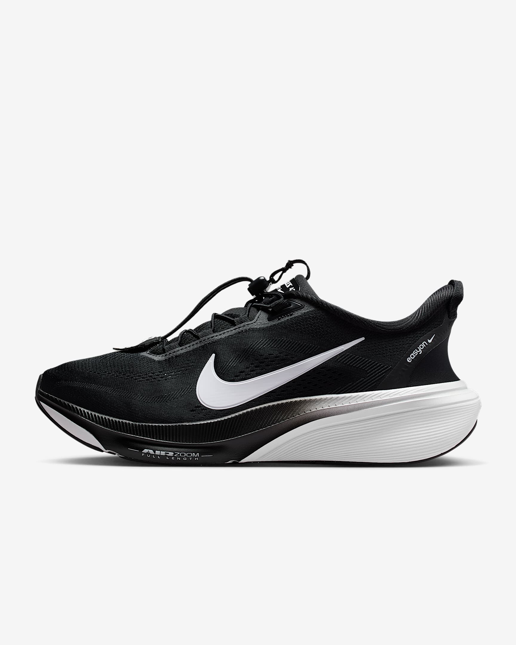 Nike Pegasus 42 EasyOn Straßenlaufschuh (Herren) – Schwarz/Dark Smoke Grey/Weiß