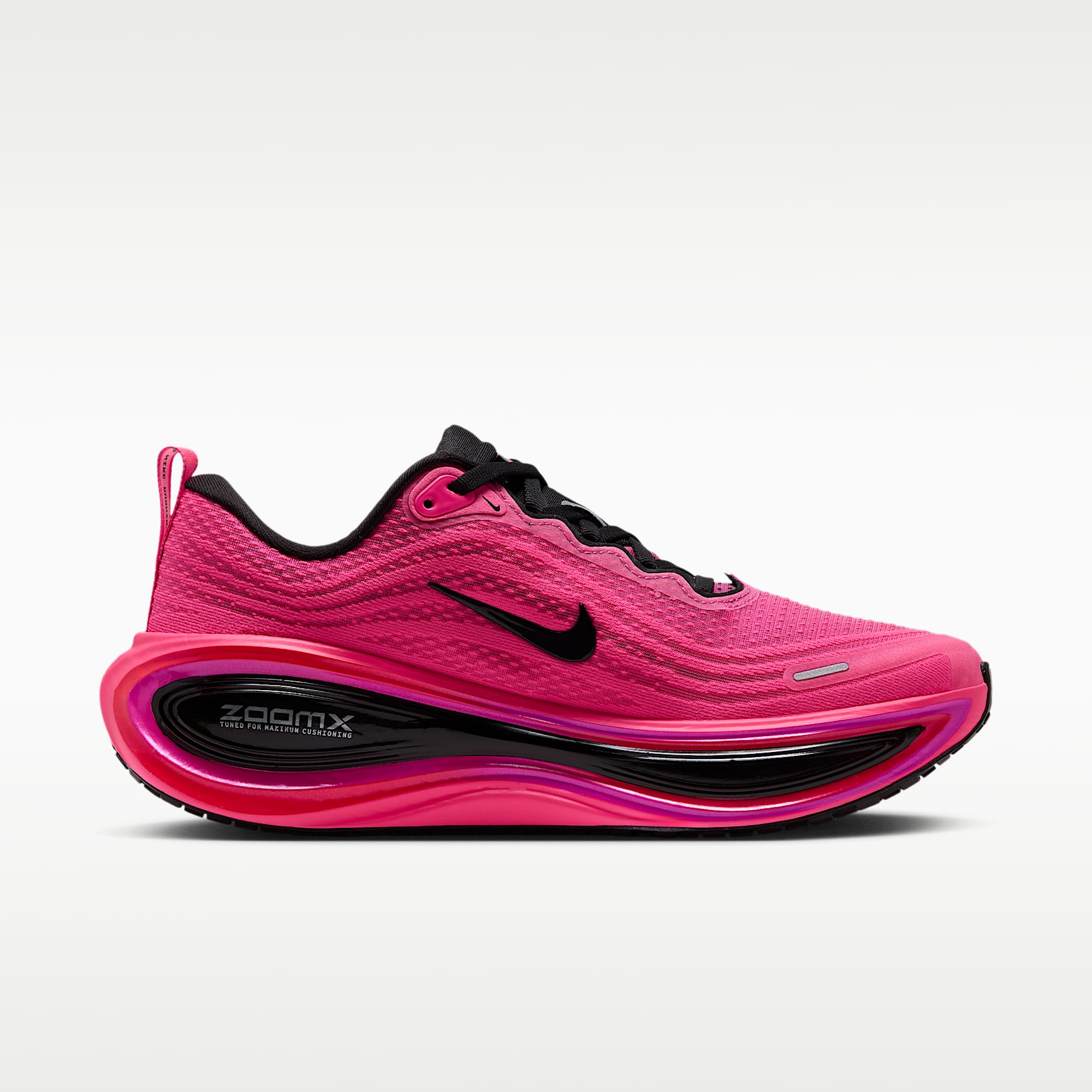 Nike Vomero Plus Straßenlaufschuh (Damen) – Schwarz/Hyper Pink/Fuchsia Blast/Schwarz