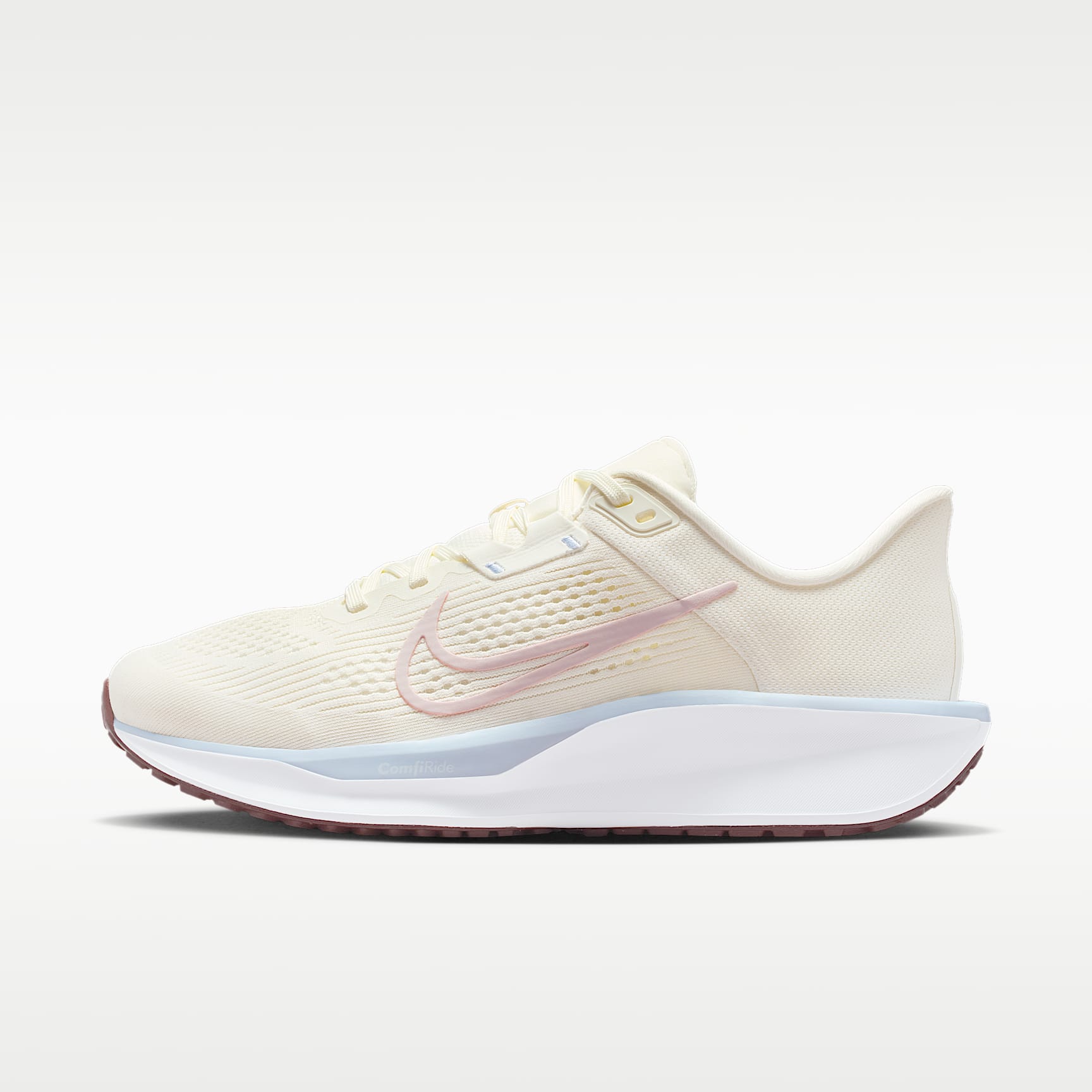 Nike Quest 6 Straßenlaufschuh (Damen) – Sail/Hydrogen Blue/Tattoo/Particle Rose