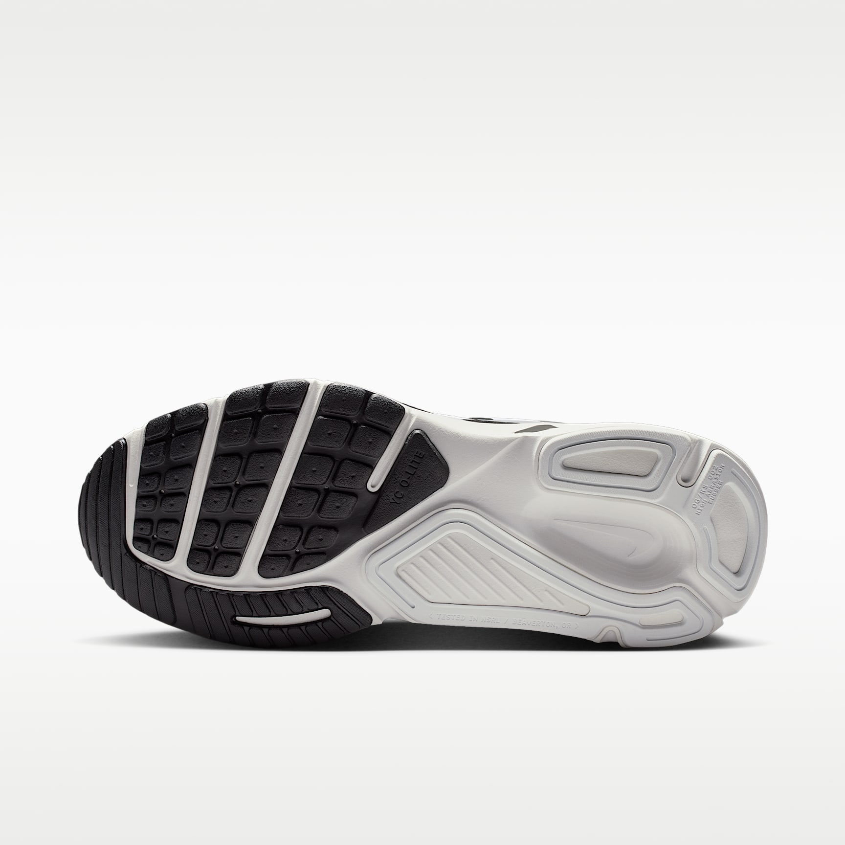 Nike Structure Plus Straßenlaufschuh (Herren) – Summit White/Schwarz/Metallic Silver