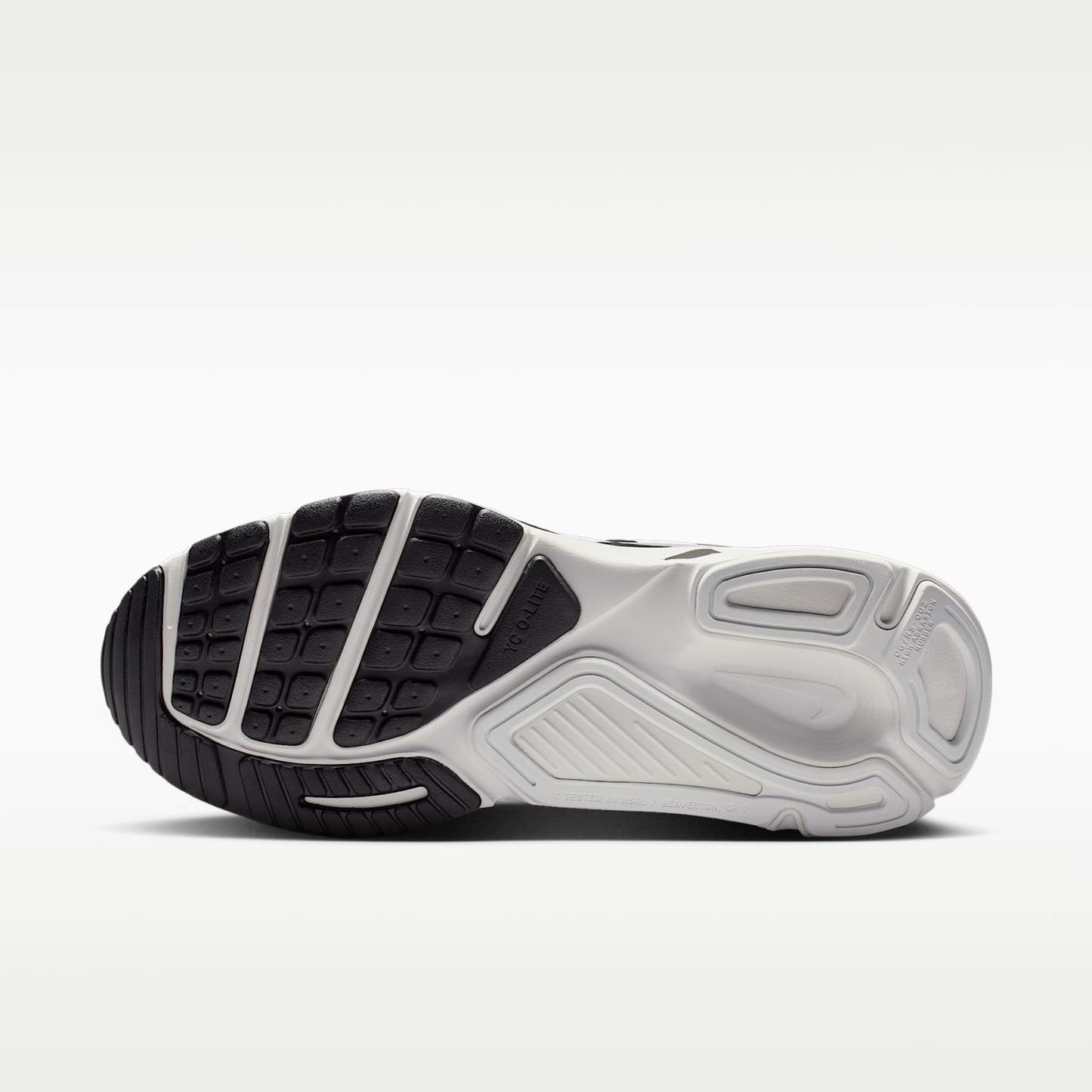 Nike Structure Plus Straßenlaufschuh (Herren) – Summit White/Schwarz/Metallic Silver