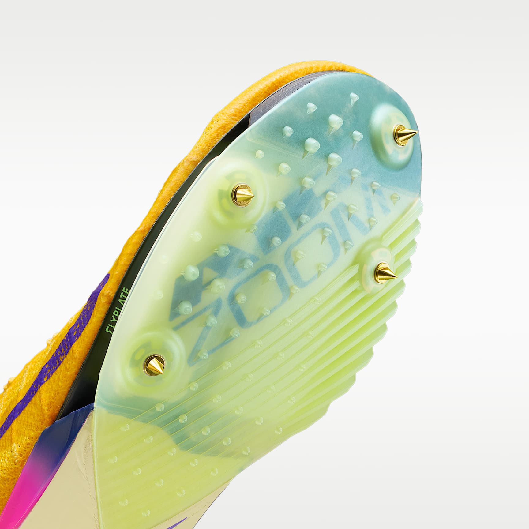 Nike Victory 2 Track & Field Langstrecken-Spikes – Citron Pulse/Volt Ice/Laser Orange/Indigo Burst